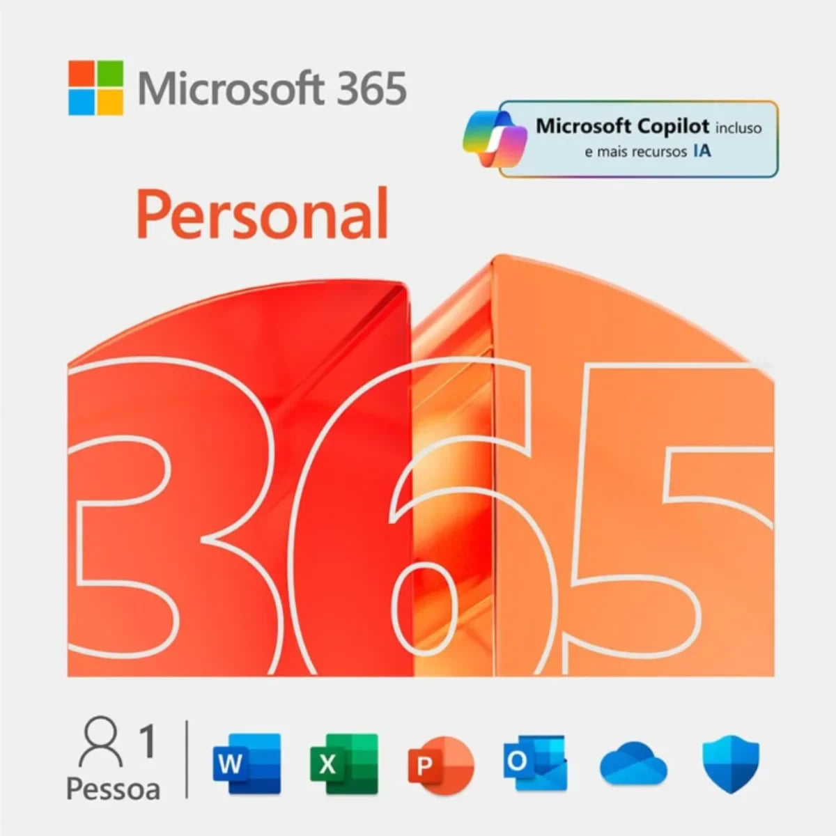Office 365 Personal Original Microsoft – Licença Digital 1 Usuário com NF-e