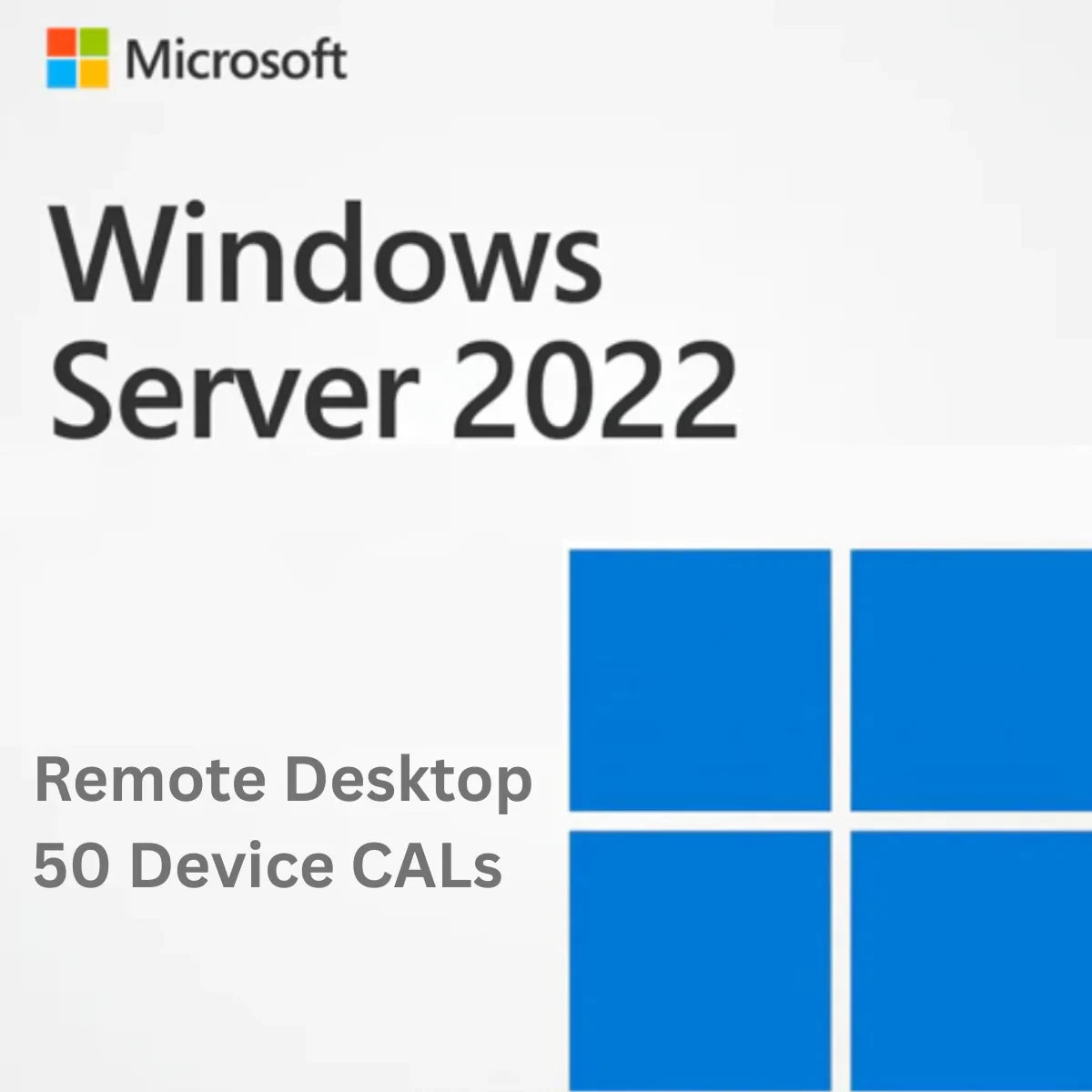 50 DEVICE CAL Remote Desktop Services 2022 Original Microsoft – Licença Digital com NF-e